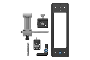 Basic fixation set for milled, moulded, punched and formed parts