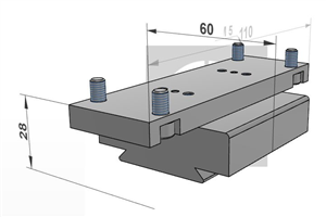 SWA 39 adapter for 35 mm vice