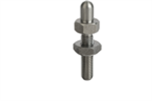 Screw jack M10, R5 mm ball end