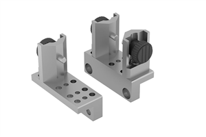 System adapter for flat clamp on vice